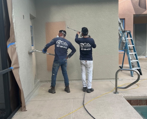 Picture of Exterior Painting in Winter Garden